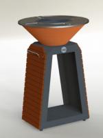 картинка PREMIUM EXACT (облицовано термодеревом) 750 Гриль-очаг от интернет-магазина Европейские камины