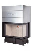 Каминная топка Экокамин Дельта 1000R два стекла правая принтинг — заказать онлайн