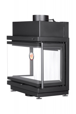 Каминная топка Экокамин АЛЬФА 700 три стекла — купить с доставкой
