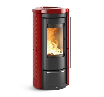 Дровяная печь La NORDICA Liù 5.0 Bordeaux (Бордовый)
