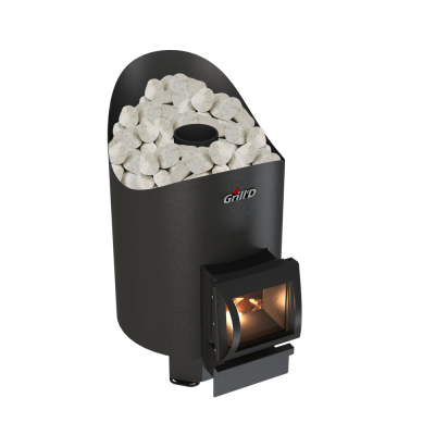 Печь дровяная для бани и сауны GRILL'D Aurora 160 Short дровяная