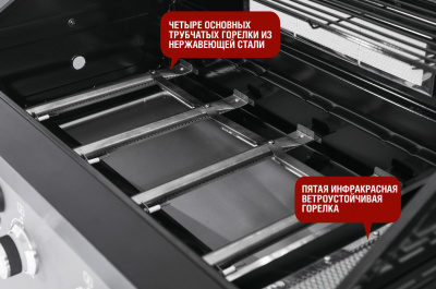 Газовый гриль Start Grill PRIME PRO 610 6+1 горелка — купить с доставкой и консультацией