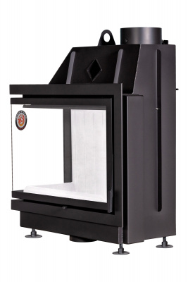 Каминная топка Экокамин АЛЬФА 800L два стекла левая — купить с доставкой