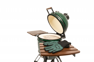  Green Kamado Перчатка-прихватка защитная зеленая, силикон+хлопок, BBQ (до 350°С)