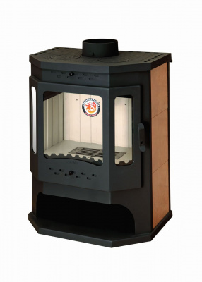 Печь Экокамин БАВАРИЯ ПРИЗМАТИК С ПЛИТОЙ 