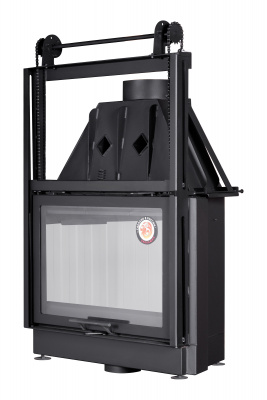 Каминная топка Экокамин Альфа 800 с контргрузом — купить с доставкой