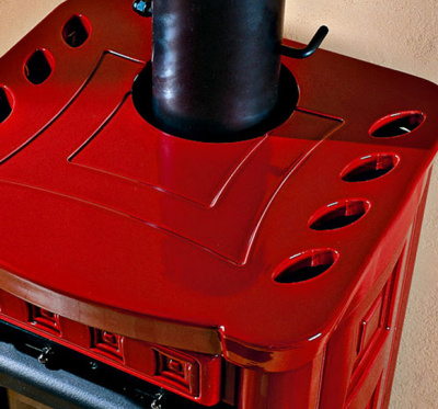 Печь Gaia Forno Bordeaux (Бордовый)