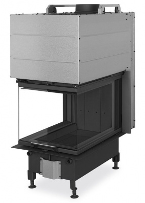 Каминная топка ROMOTOP HEAT U 3G L 50.52.70.25 (HU3LF 21) Черный комплект шамота — купить с доставкой
