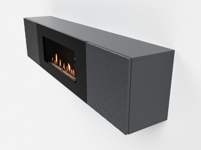 Биокамин Electrolux Тумба с биокамином BFP-P1700V графит