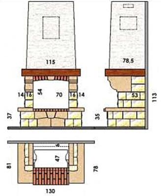 Каминная облицовка CHAZELLES Rochette