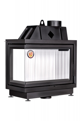 Каминная топка Экокамин АЛЬФА 800L два стекла левая — купить с доставкой