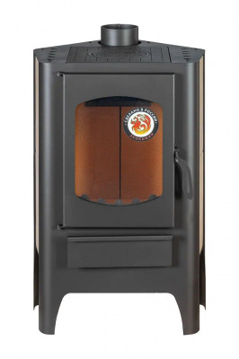 Печь Экокамин БАВАРИЯ ЭКО УГЛОВАЯ С ПЛИТОЙ