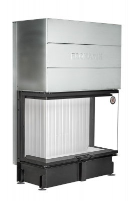 Каминная топка Экокамин ДЕЛЬТА 1200х800х450P три стекла подовая