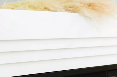 Портал для электрокамина ELEKAM Delta (ЛДСП) под очаг Pulsar 38, белый