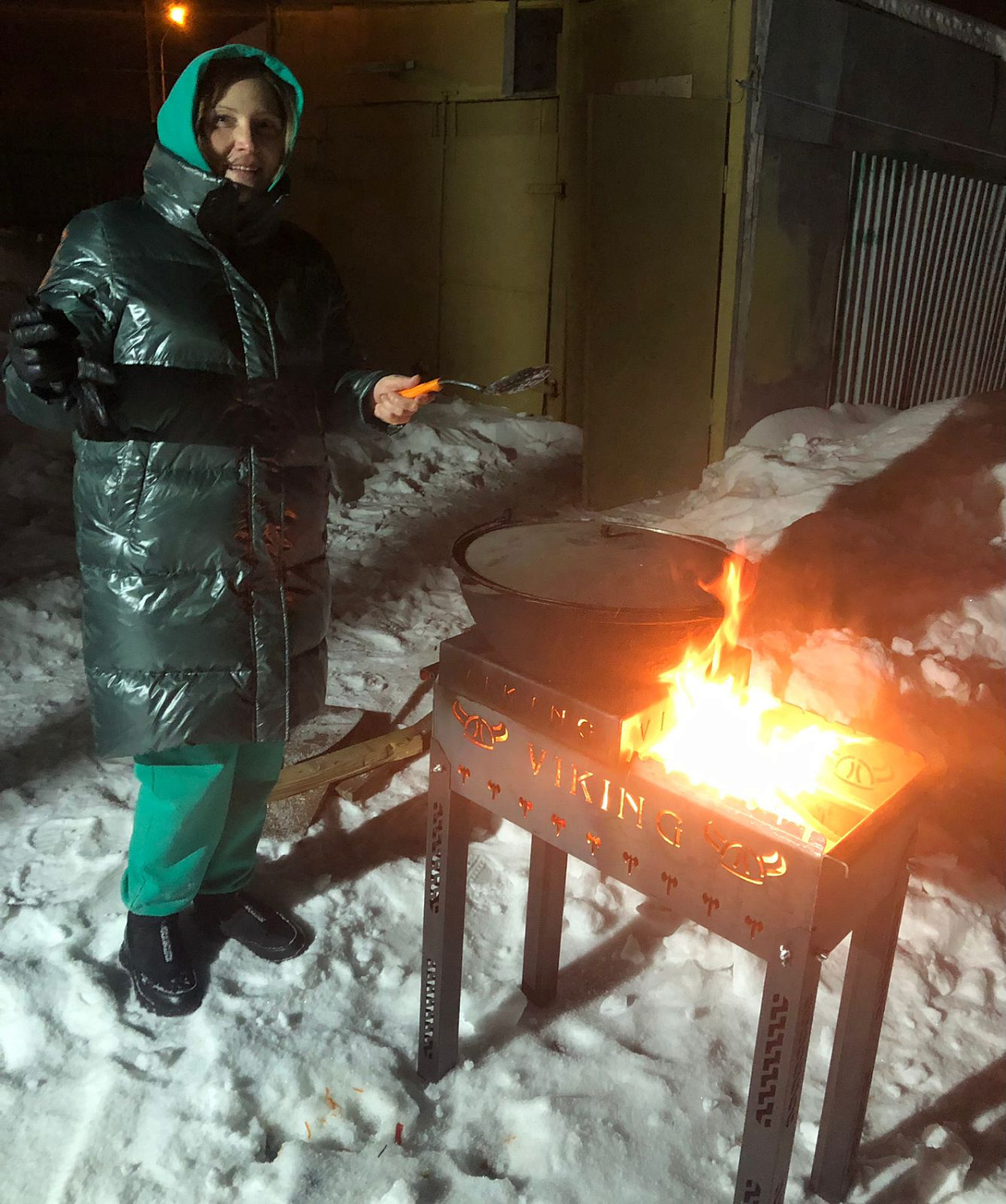 Фото отзыв от нашего покупателя из Челябинска о мангале VIKING