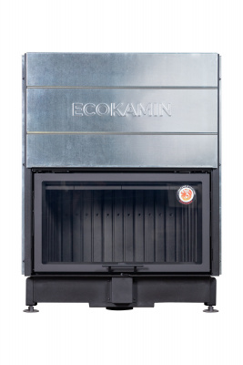 Каминная топка Экокамин Вега 1000 КВ черный шамот — купить с доставкой