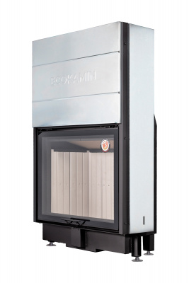 Каминная топка Экокамин Вега 1000М принтинг с подовым горением — купить с доставкой