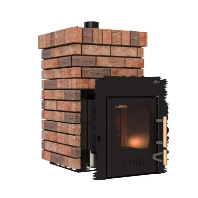 Печь дровяная для бани и сауны GRILL'D Violet Retro Long дровяная