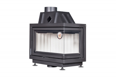 Каминная топка Экокамин Альфа 700 два стекла правая — купить с доставкой