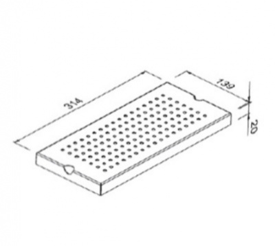 Модульные гриль- кухни индивидуальных конфигураций  Модуль для сушки бокалов (R23037)